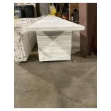 11-1/4' x 16' Primed Pine Base Boards x 3
