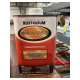 One Quart Rustoleum Mineral Spirits x8