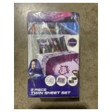 Disney Descendants 3Pc Twin Sheet Set x 4Pcs