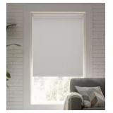 White Cordless Blackout Fabric Roller Shade x4
