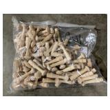 100 Count 2' Wooden Pegs