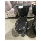 2Pc Elongated Toilet in Black