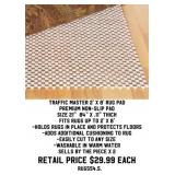 Traffic Master 2' x 8' Rug Pad x 2Pcs