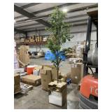 10Ft Artificial Faux Gypsophilia Leaf Potted Tree