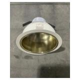 (6C3G) Tapered Cone Trim in White x 5Pcs