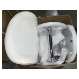 RTA Adjustable Height Wide-Seat Bar Stool x 2Pcs