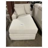 67' x 35' Single Cushion Corner Sofa in Beige