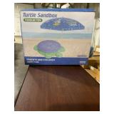 Turtle Sandbox Toddler Toy with Umbrella