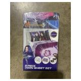 Disney Descendants 3Pc Twin Sheet Set x 4Pcs