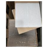 (8) Boxes 10' x 10' Corrugated Pizza Liners
