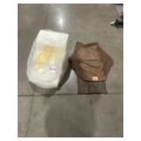 Solid Foam Pet Steps with Soft Brown Cover