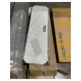 RTA White Wooden Shelf with Collapsable Drawers