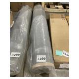 62'W Plush Carpet Roll in Gray