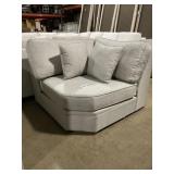 48' x 48' Deep Wedge Chair in Cross-Hatch Gray