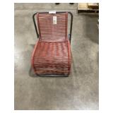 21'W Stacking Patio Lounger in Pastelle Red