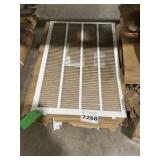 22' x 32' Wall Vent Cover in White