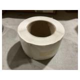 Box of 2-1/2' White Blank Stickers x 10Rolls