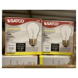 Box of Satco® A15 15W Incandescent Light Bulbs