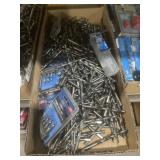 Box Lot- Assorted Sizes Industrial Bits
