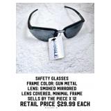 Safety Glasses x 12Pcs