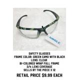 Safety Glasses x 12Pcs