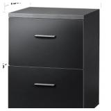 Devaise Wood 2- Drawer File Cabinet