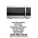 GE Smart Counter Top Microwave