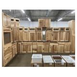 27 Pc Silvercreek Hickory Shaker Dream Kitchen