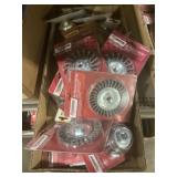 Box Lot- Assorted Sz. Wire Brushes
