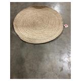 4Ft Round Handwoven Indoor/Outdoor Rug x 3