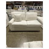 69'L 2-Cushion Corner Loveseat in Ivory