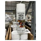 12oz Can High-Heat Ceramic Coating in White x 4