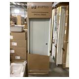 24' x 80' LH 1-Panel Primed Interior Door