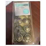 10Pk Harmon Collection Knobs In Silver x5