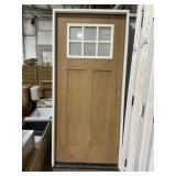 36' x 80' LH Fiberglass Craftsman Style Ext. Door