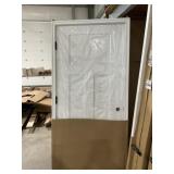 36' x 80' RH Fiberglass Craftsman Style Ext. Door