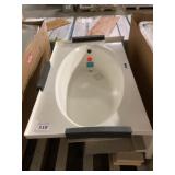 60in x 36in bone skirted Tub