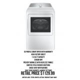 GE Profile Smart Dryer With Warranty