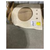24' x 22-1/4' Sinkless Vanity Top