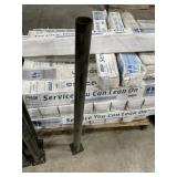 4' x 4' x 38' Post Mounting Bracket in Black x 8