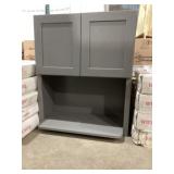 Wall Microwave Cabinet in Humboldt Fog x 6
