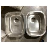 19' x 15' Undermount SS Single Bowl Sink x 2Pcs
