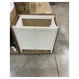 30' x 18' Polar Bear Single Sink Vanity Base
