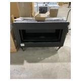 43'L Ventless Linear Fireplace in Black