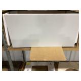 24'W Fixed Shower Seat in Gray