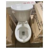 American Standard 2Pc Round Bowl Toilet in White