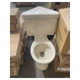 American Standard Triangle Tank Toilet in Bone