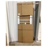33-1/2' x 84' Reversible Storm Door in White