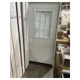 36' x 80' RH Steel MV 9-Lite Exterior Door