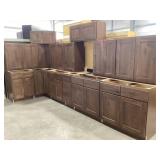 14Pc Silvercreek Rustic Hickory 30' Kitchen